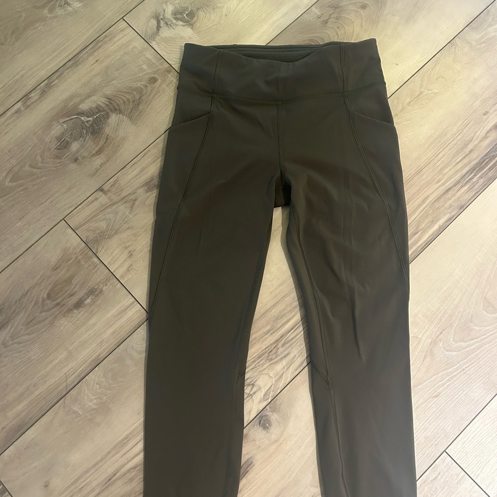 Lululemon Athletica Dark Olive Leggings